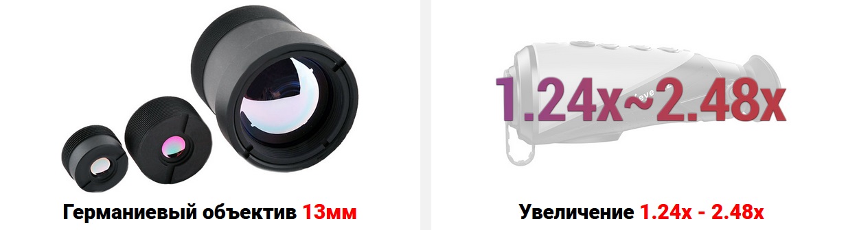 Особенности модели iRay xEye E2N v2