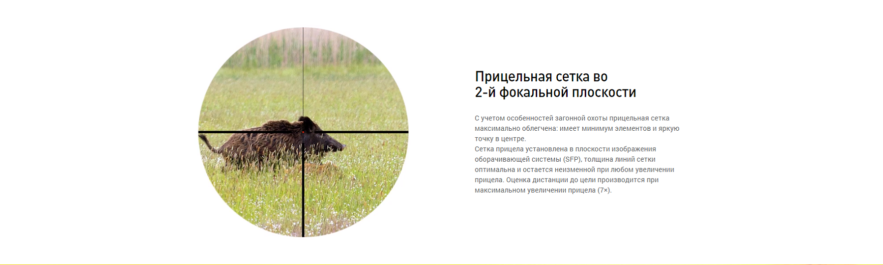 Прицел Dedal DH 1-7x24 вид сбоку