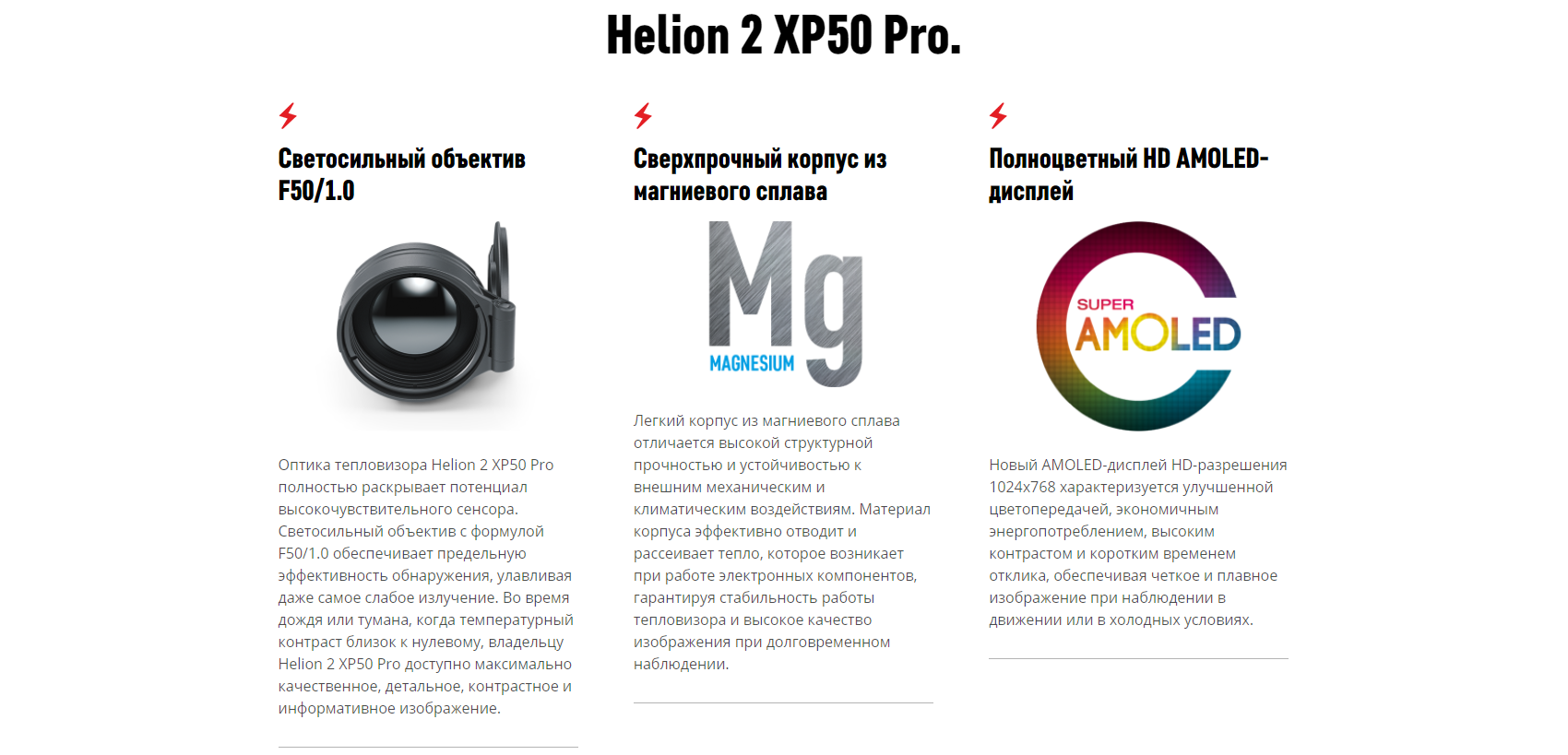 Pulsar Helion 2 XP50 Pro в руке