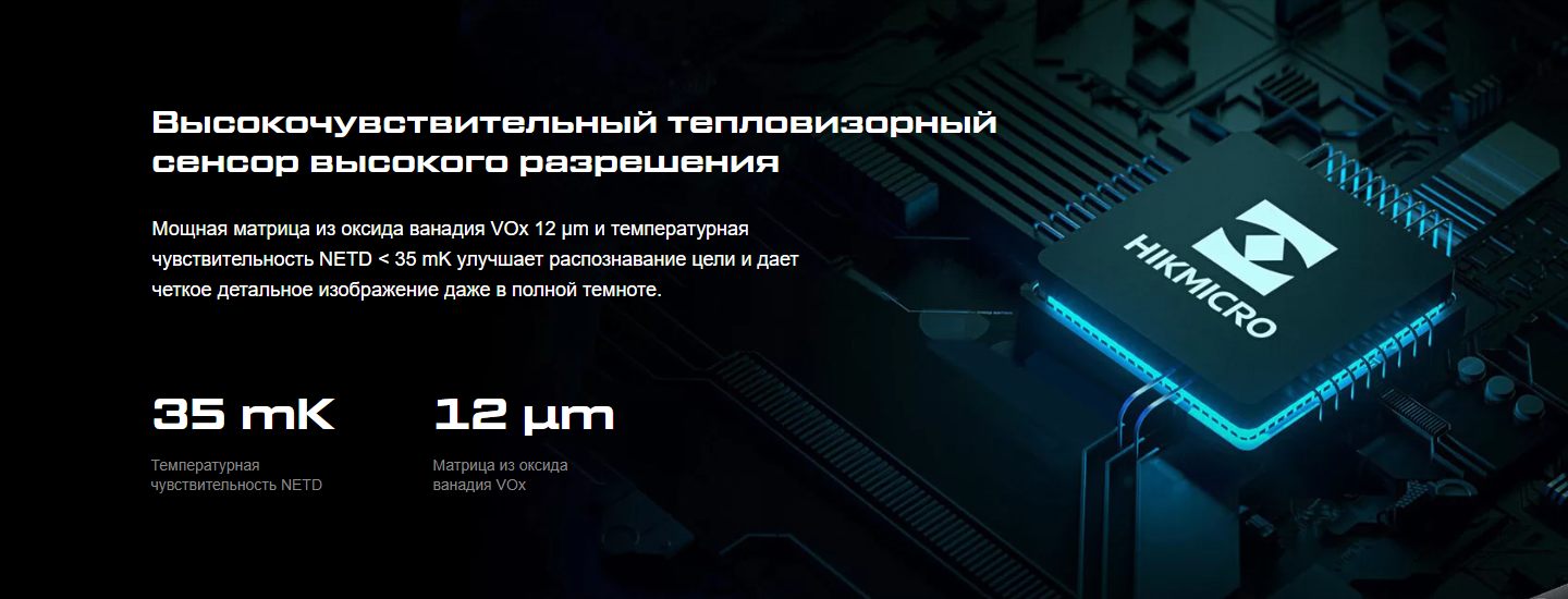 Профиль тепловизора Hikmicro GRYPHON GH25