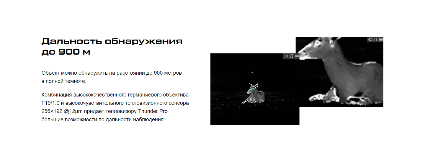 Тепловизионный прицел Hikmicro Thunder PRO TE19 для охоты
