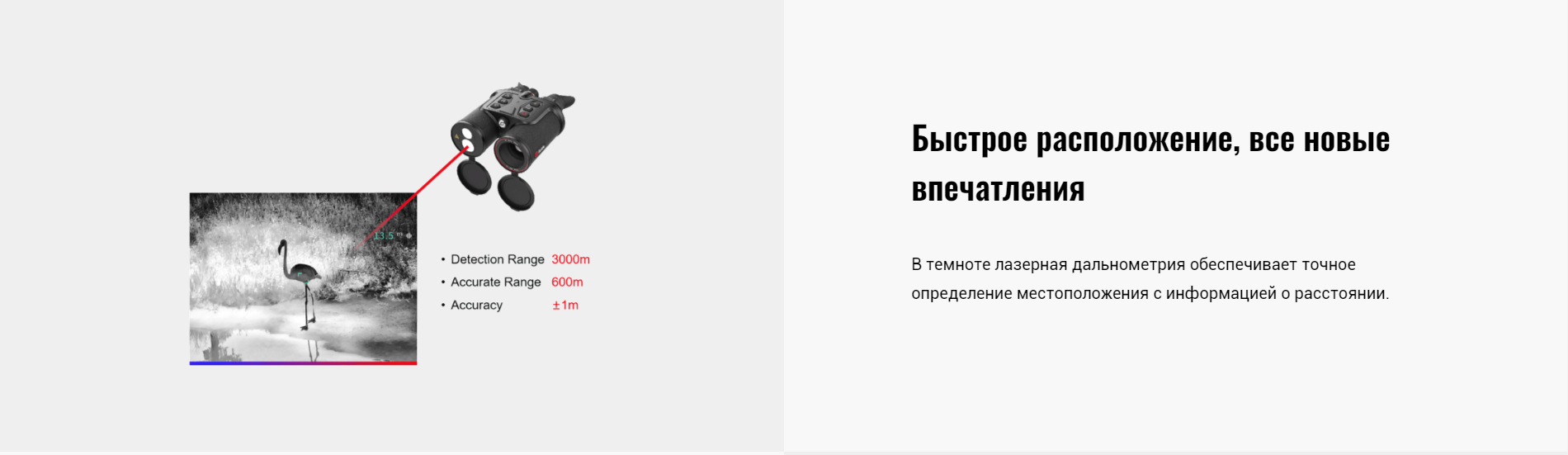 лазерный дальномер Guide TN630