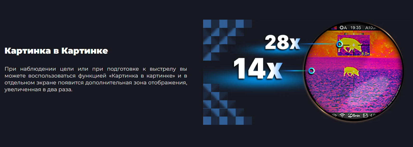 прицел iRay Tube TH 50