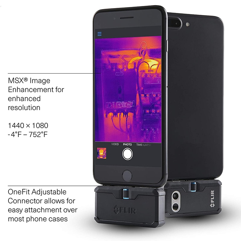 Устройство FLIR ONE Pro LT сбоку