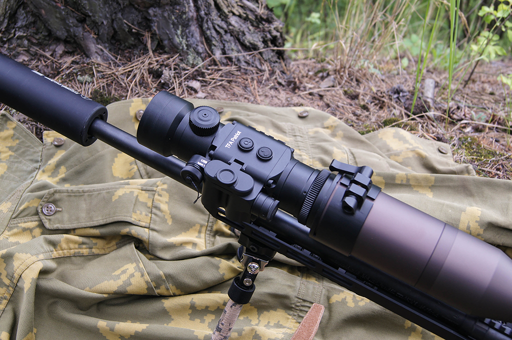 Монтаж тепловизионной насадки Venox Patriot TFA 640 на прицел
