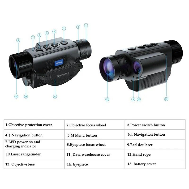 тепловизионный монокуляр Sytong XS03-15LRF