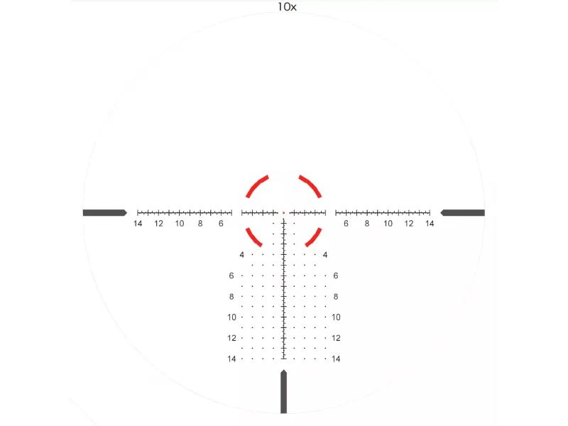 прицел ARTELV CRS (a) 1-10x28 34mm FFP Fiber