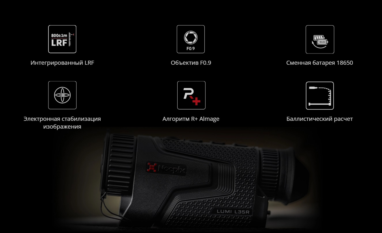 дисплей iRay Nocpix Lumi L35R