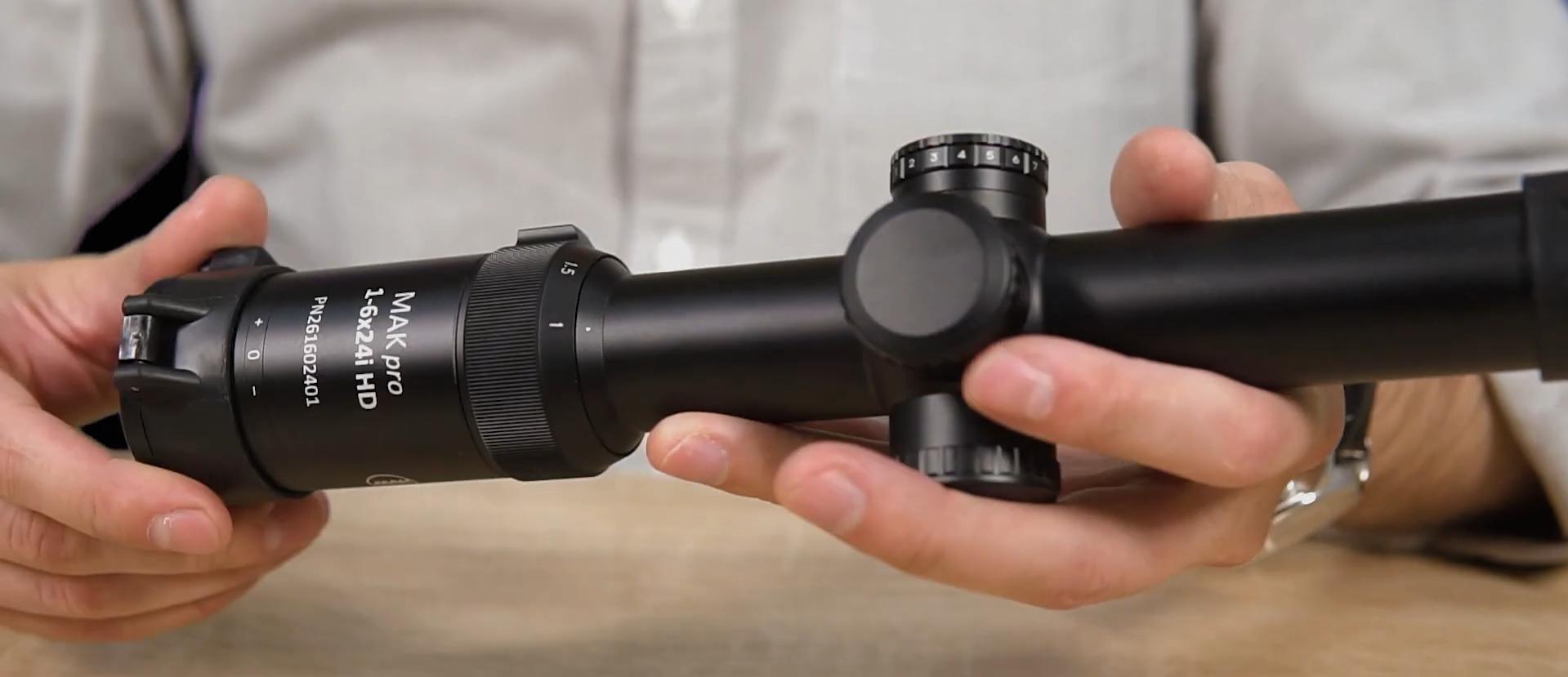 оптический прицел модель MAKpro 1-6x24i HD