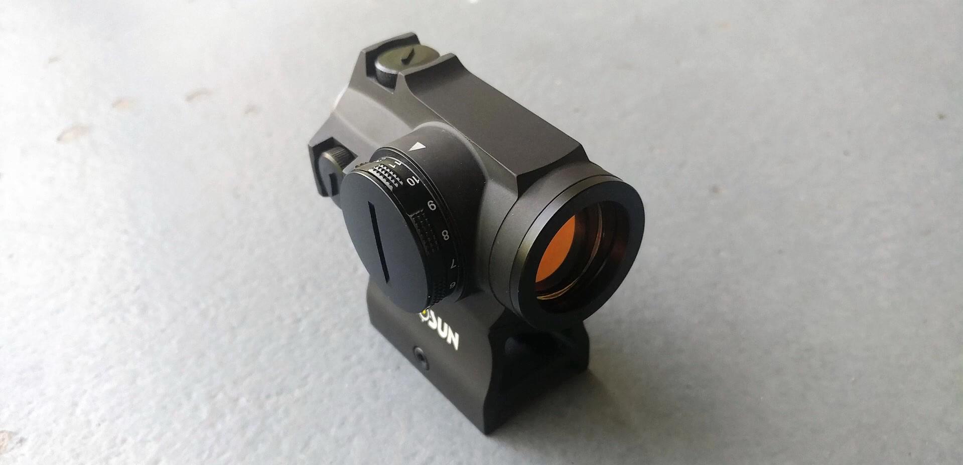 коллиматорный прицел модель Holosun MicroELITE HE403R-GD