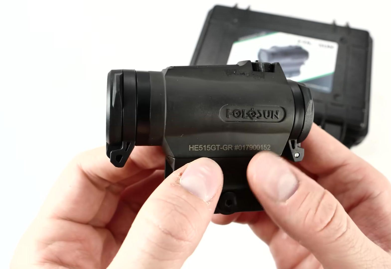 коллиматорный прицел модель Holosun MicroELITE HE515GT-GR