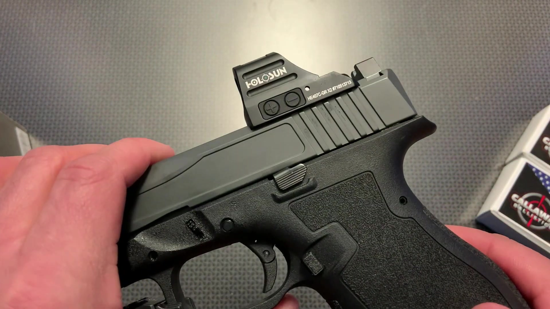 комплектация Holosun OpenELITE HE407C-GR X2