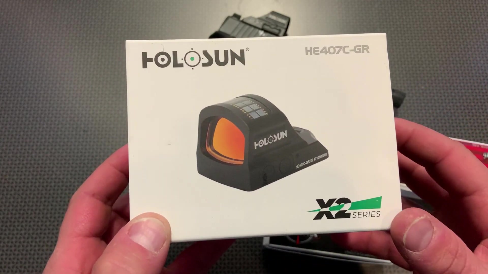 эргономика Holosun OpenELITE HE407C-GR X2