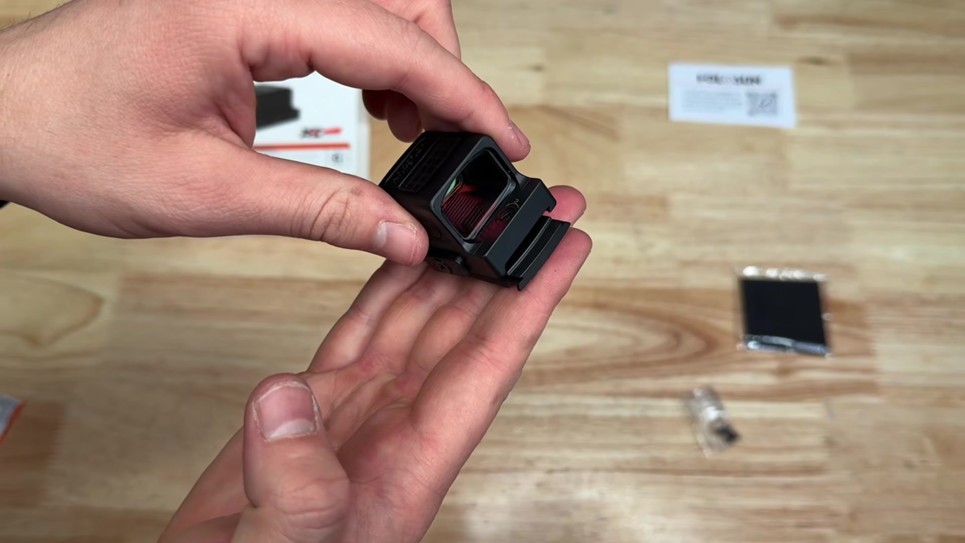эргономика Holosun OpenELITE HE509T-RD