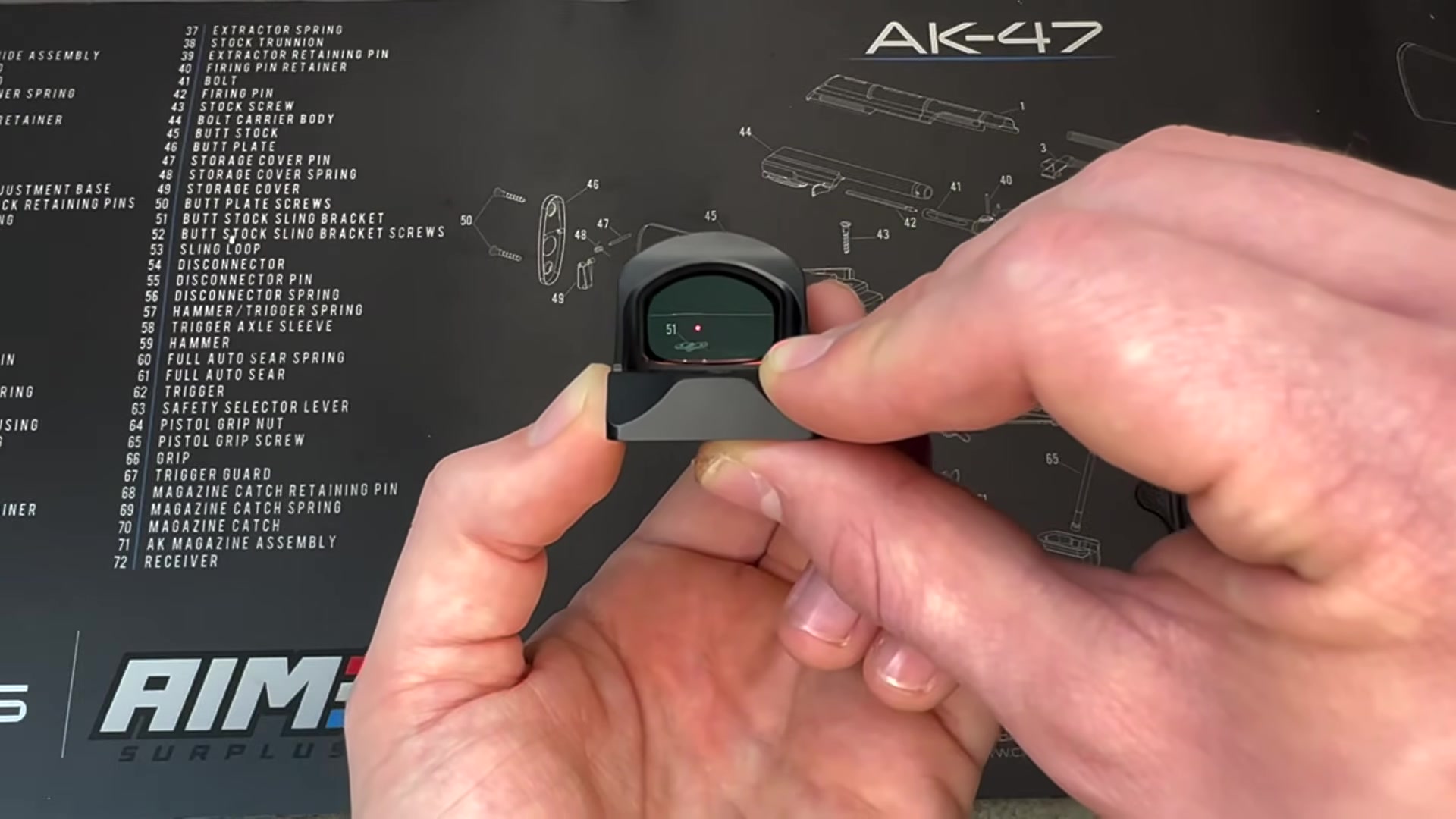 характеристики Holosun OpenReflex HS507C
