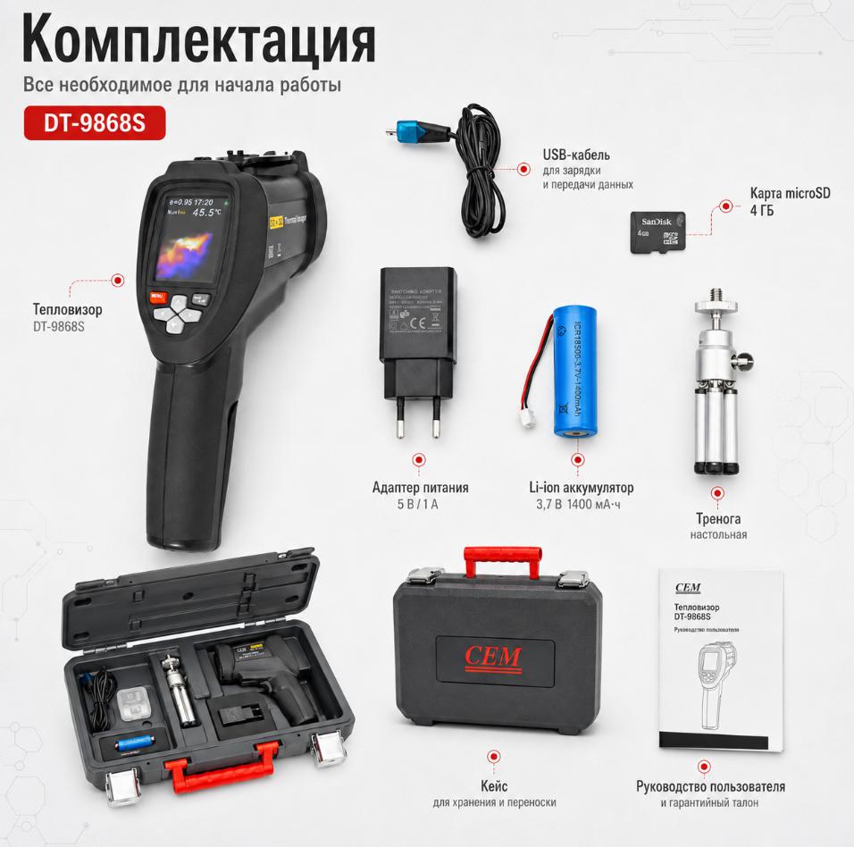 характеристики CEM DT-9868S