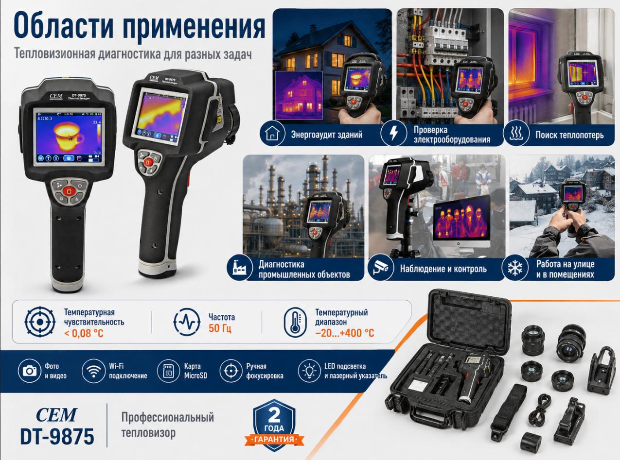 характеристики CEM DT-9875