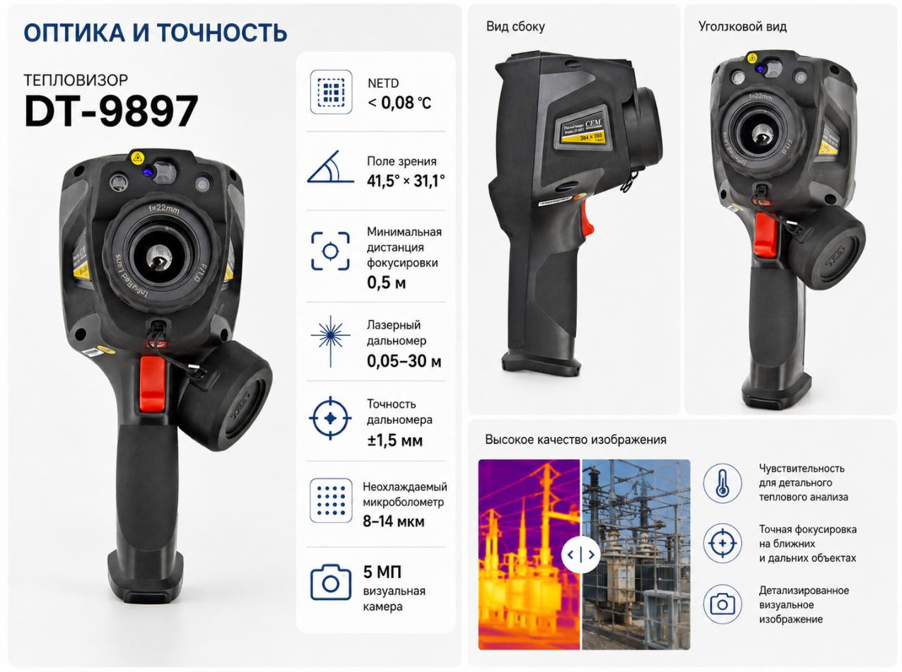 компактный тепловизор CEM DT-9897