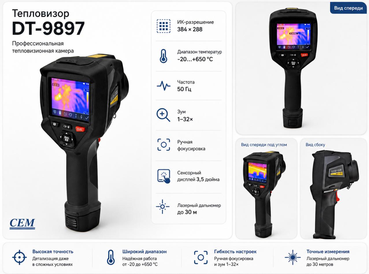 особенности CEM DT-9897