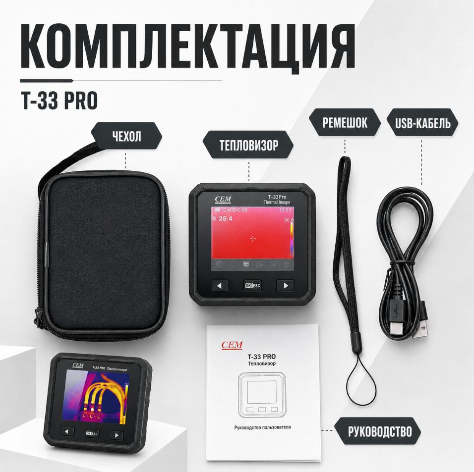 преимущества CEM T-33 PRO