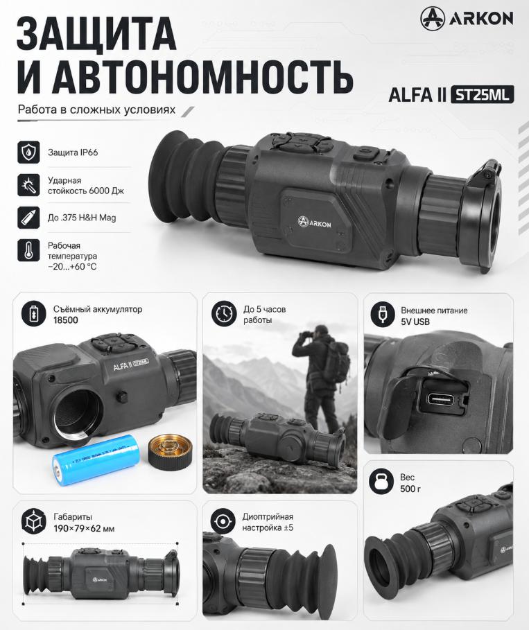 преимущества Arkon Alfa II ST25ML