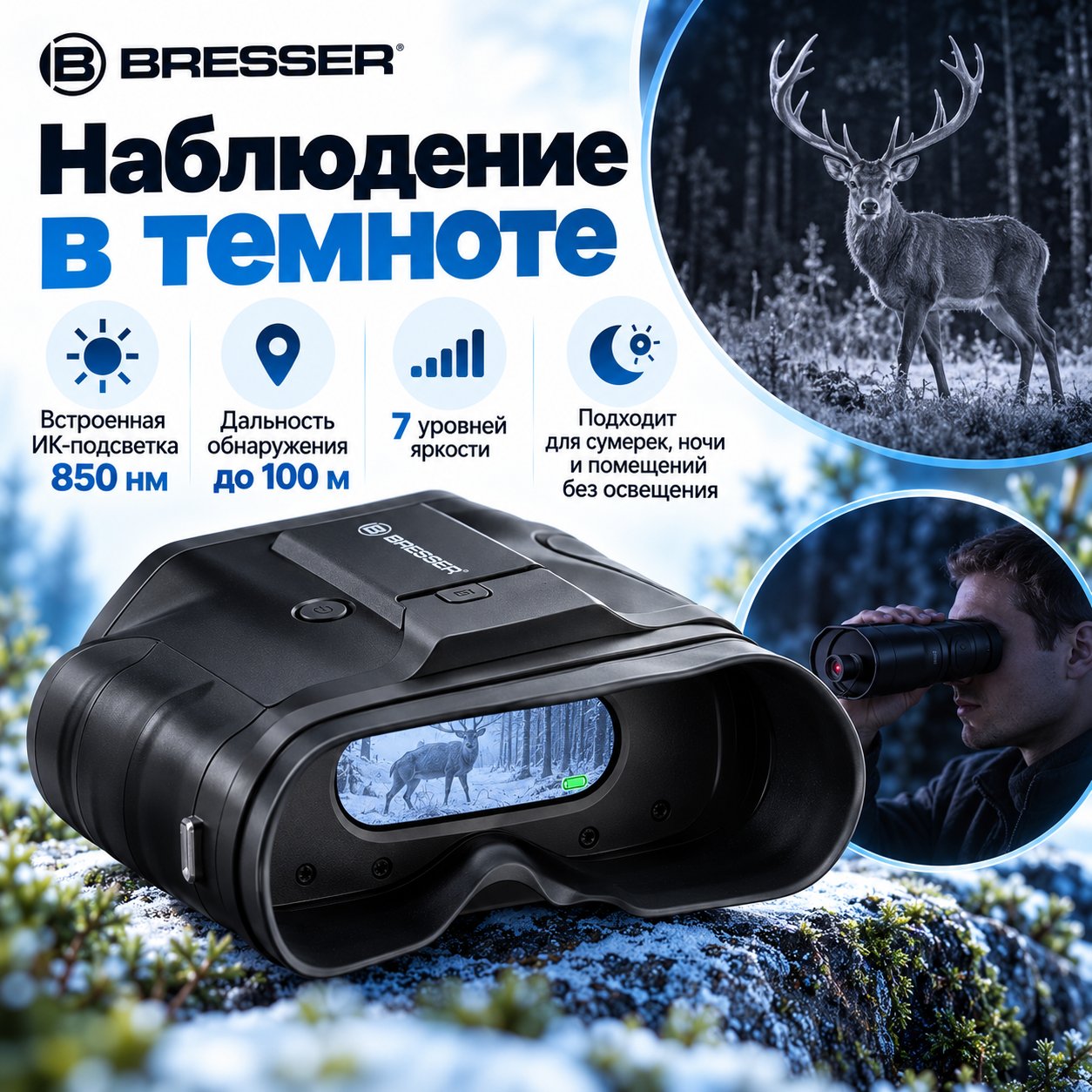 бинокль ночного видения Bresser 3x20