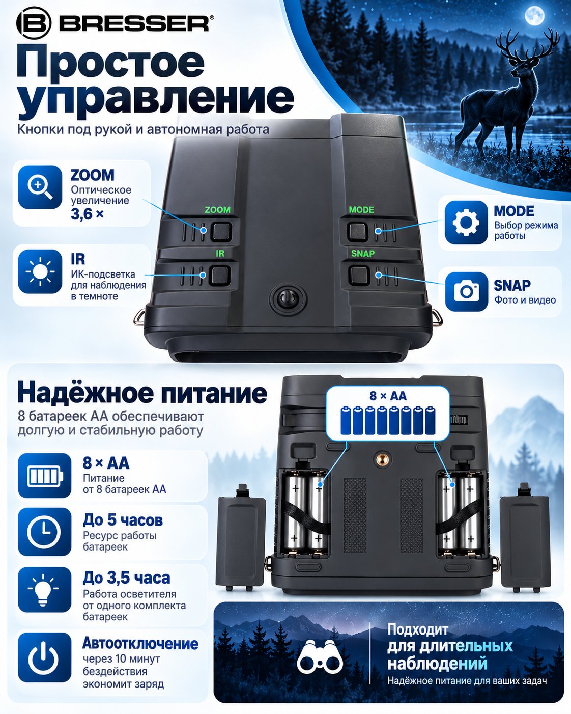 фото Bresser NightSpyDIGI Pro FHD 3,6x